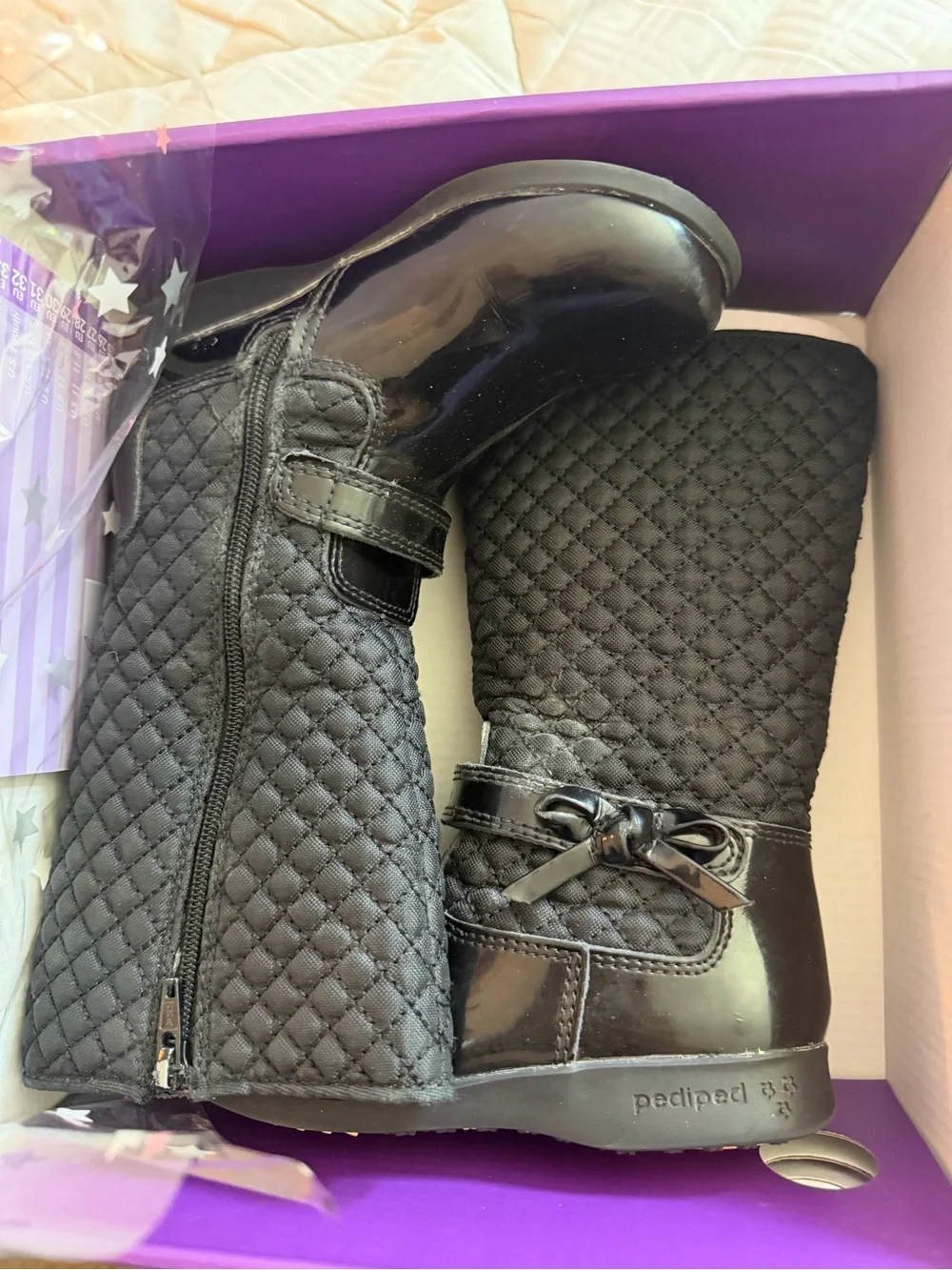 Pediped Naomi Boot - Black size 11 NIB